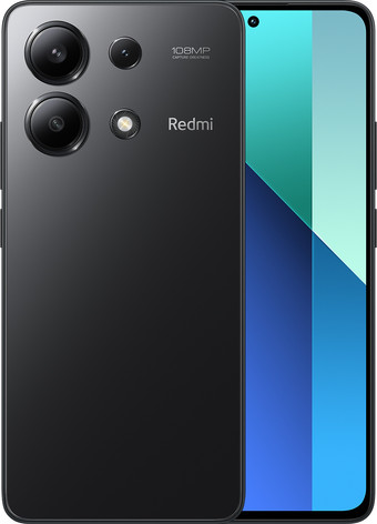 Смартфон Xiaomi Redmi Note 13 8GB/256GB без NFC международная версия (полуночный черный) - фото