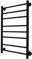 Полотенцесушитель Маргроид Ferrum Вид 10 СНШ 80x40 (черный матовый, таймер справа) - фото