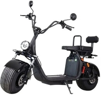 Электроскутер AVM.Plus Citycoco (черный) - фото