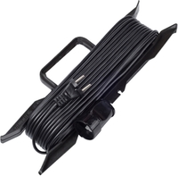 Удлинитель Тифлос У6-4 на катушке (15 м, черный) - фото