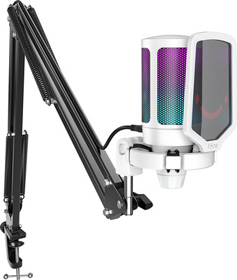 Проводной микрофон FIFINE A6T (белый) - фото