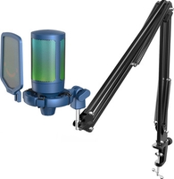 Проводной микрофон FIFINE A6T (синий) - фото