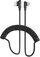 Кабель Hoco DU40 USB Type-A - USB Type-C (1 м, черный) - фото