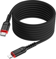 Кабель Hoco X59 USB Type-C - Lightning (2 м, черный) - фото