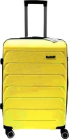 Чемодан-спиннер DoubleW YF-PP02 (L, желтый) - фото