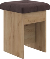 Табурет Genesis Мебель Дуб золотой/Bora 01 - фото