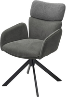 Стул M-City Леонардо 455M05727 (H-06 бежевый велюр/черный) - фото