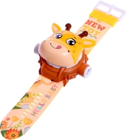 Развивающая игрушка Zabiaka Часы-проектор. Жирафик 10093178 - фото