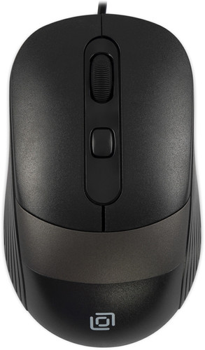 Мышь Oklick 310M (черный/серый) - фото