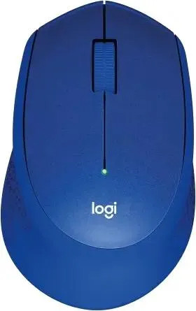 Мышь Logitech M331 Silent Plus (синий) - фото