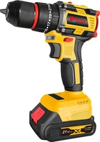 Дрель-шуруповерт Edon AD-21PBL (с 2-мя АКБ, кейс, набор оснастки) - фото