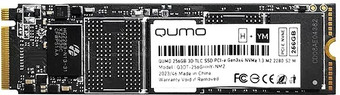 SSD QUMO Novation M2 NVMe 256GB Q3DT-256GHHY-NM2 - фото