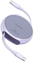 Кабель Baseus Free2Draw USB Type-C - USB Type-C (1 м, фиолетовый) - фото