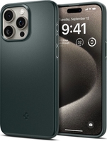 Чехол для телефона Spigen Thin Fit для iPhone 15 Pro Max ACS06548 (зеленый) - фото