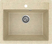 Кухонная мойка Practik PR-M 565-002 (слоновая кость) - фото