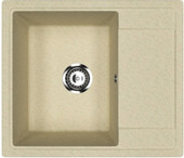 Кухонная мойка Practik PR-M 575-002 (слоновая кость) - фото