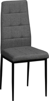 Стул Mio Tesoro Джия DC-060KD (темно-серый/черный) - фото