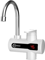 Проточный электрический водонагреватель-кран Saniteco WM-001-C2 (белый) - фото