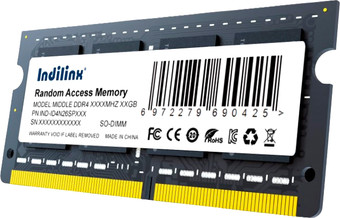 Оперативная память Indilinx 8ГБ DDR4 SODIMM 3200 МГц IND-ID4N32SP08X - фото