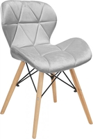 Стул Mio Tesoro Лацио SC-026 (светло-серый/дерево) - фото