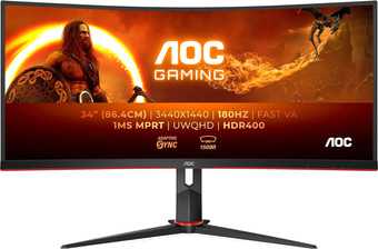 Игровой монитор AOC CU34G2XP - фото