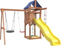 Игровой комплекс National Tree Company С качелями лодочка и гнездом 60 IgroWoods ДП-3 - фото
