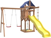 Игровой комплекс National Tree Company С качелями лодочка для улицы и дачи IgroWoods ДП-1 - фото