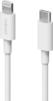 Кабель Cuktech KLC-5497 USB Type-C - Lightning (1 м, белый) - фото