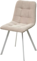 Стул M-City Ричи 688M05746 (H-06 бежевый велюр/белый) - фото