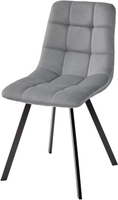 Стул M-City Ричи 688M05749 (H-14 серый велюр/черный) - фото