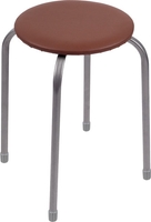 Табурет Ника Эконом ТБ1/К (коричневый) - фото