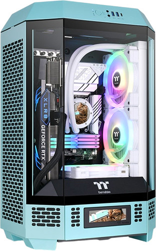 Корпус Thermaltake The Tower 300 Turquoise CA-1Y4-00SBWN-00 - фото