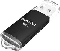 USB Flash Maxvi MP 16GB (черный) - фото