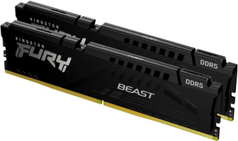 Оперативная память Kingston FURY Beast 2x16ГБ DDR5 6000 МГц KF560C30BBK2-32 - фото