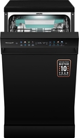 Отдельностоящая посудомоечная машина Weissgauff DW 4539 Inverter Touch AutoOpen Black - фото