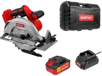 Дисковая (циркулярная) пила Wortex CCS 1819-1 1329533 (с 1-м АКБ, кейс) - фото