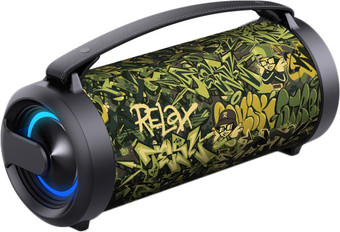 Беспроводная колонка SmartBuy Relax (черный/зеленый) - фото