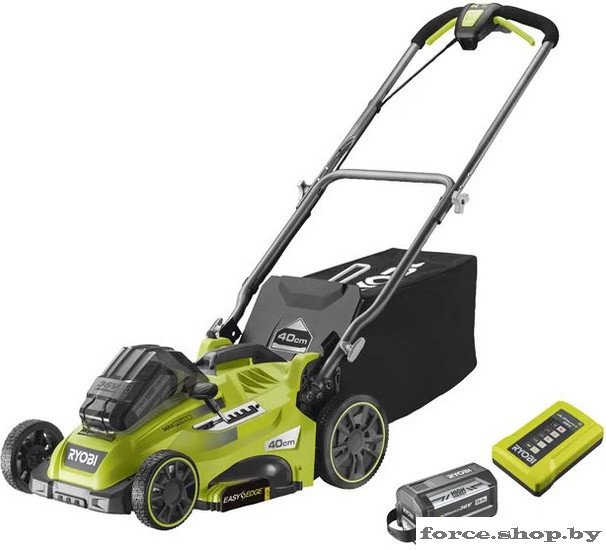 Газонокосилка Ryobi Power-Assist RLM36X41H60PG (с 1-им АКБ 6 Ач) - фото