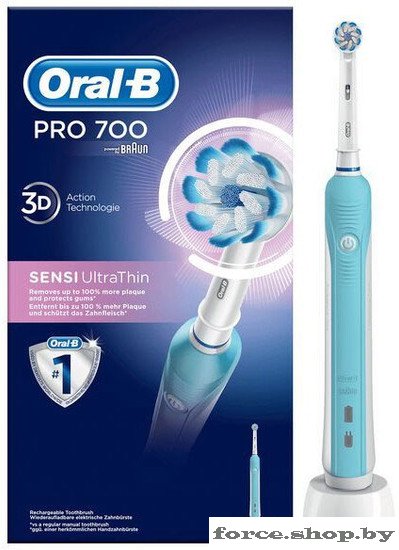 Электрическая зубная щетка Oral-B Pro 700 Sensi UltraThin - фото