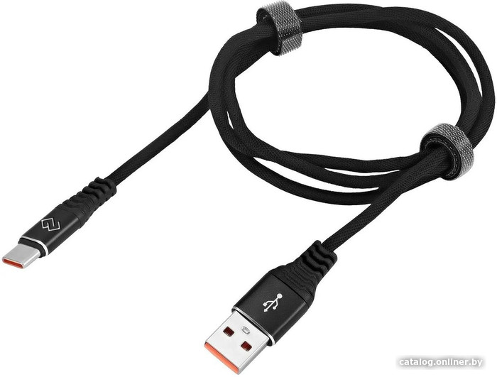 Кабель Digma DG-USBA-С-1M-27W USB Type-A - USB Type-C (1 м, черный) - фото