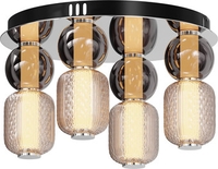 Люстра средней высоты Maytoni Drop MOD273CL-L60CH3K - фото