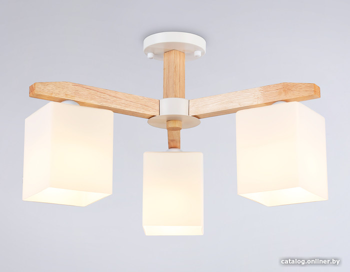 Люстра средней высоты Ambrella TR83115/3 WH/LW - фото