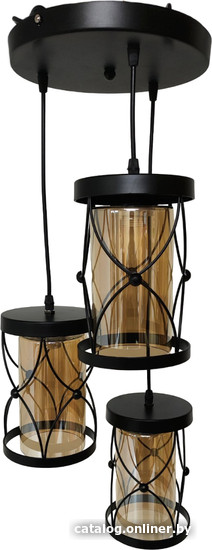 Подвесная люстра Mirastyle SX-N-8870/3H BK - фото