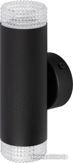 Бра ЭРА WL50 BK/TR 2xGU10 Б0061194 (черный/прозрачный) - фото