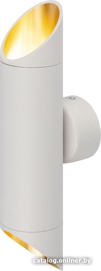 Бра ЭРА WL52 WH/GD Б0061200 (белый/золото) - фото