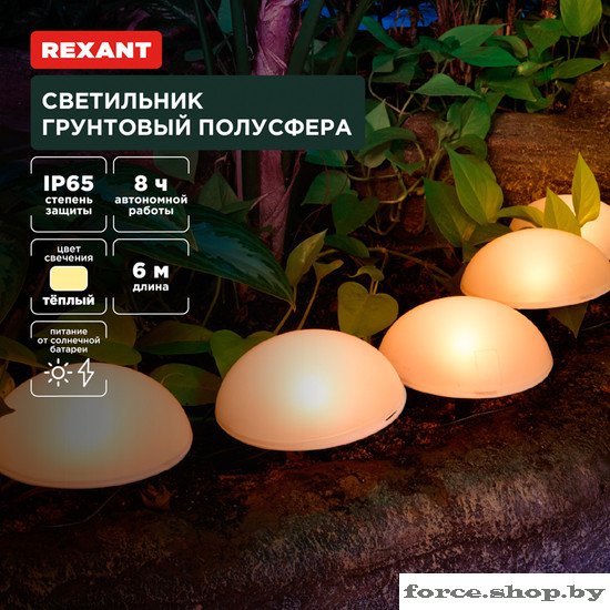 Садовая гирлянда Rexant Полусфера 602-2434 - фото