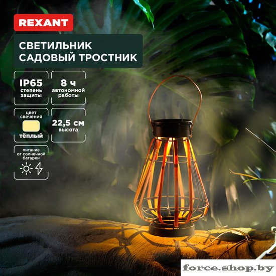 Садовый светильник Rexant Тростник 602-2409 - фото