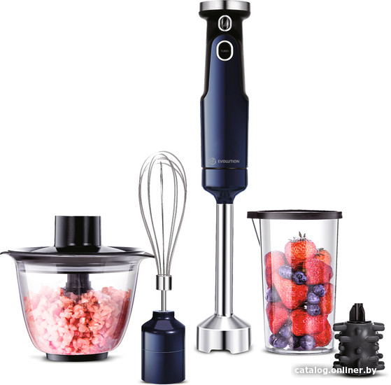 Погружной блендер Evolution HBS-0651 (голубой) - фото