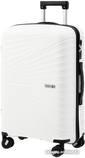 Чемодан-спиннер Pride РР-9702 (M, белый) - фото