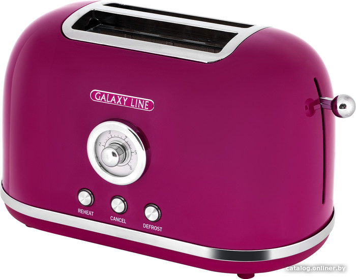 Тостер Galaxy Line GL2916 (малиновый джем) - фото